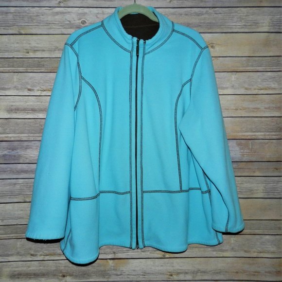 Women's Reversible Fleece Jacket - Picture 2 of 4